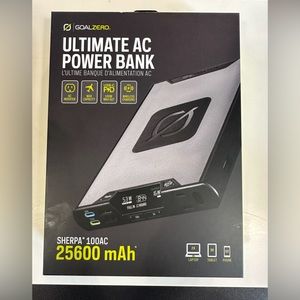 GOAL ZERO Ultimate AC Power Bank Sherpa 100AC 25600 mAh